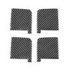 4 PCS / Set Carbon Fiber Car Inner Door Bowl Decorative Sticker for Toyota Tundra 2014-2018, Left Right Driving Universal