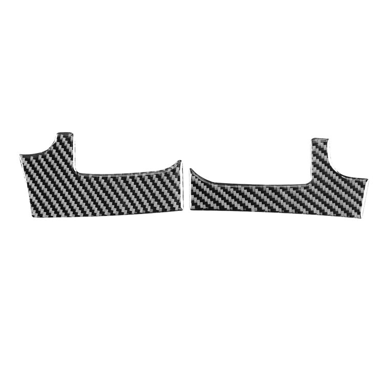 2 PCS / Set Carbon Fiber Car Dashboard Air Outlet Decorative Sticker for Toyota Tundra 2014-2018, Left Driving