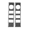 2 PCS / Set Carbon Fiber Car Central Control Volume Switch Decorative Sticker for Toyota Tundra 2014-2018, Left Right Driving Universal