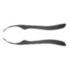 2 PCS / Set Carbon Fiber Car Lamp Eyebrow Decorative Sticker for Lexus IS200 1998-2005, Drop Glue Version