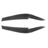 2 PCS / Set Carbon Fiber Car Lamp Eyebrow Decorative Sticker for BMW 5 Series G30 / G38 2018, Drop Glue Version