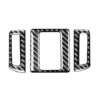 3 PCS / Set Carbon Fiber Car Central Air Outlet Decorative Sticker for Toyota 4Runner 2010-2020
