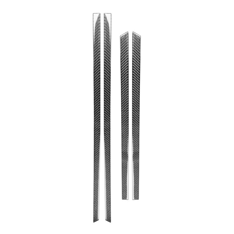 4 PCS / Set Carbon Fiber Car Door Inside Trim Decorative Sticker for Toyota 4Runner 2010-2020