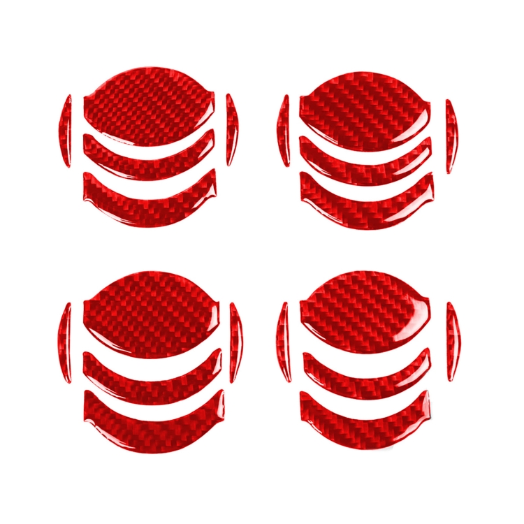 20 PCS / Set Carbon Fiber Car Central Air Outlet Decorative Sticker for Nissan GTR R35 2008-2016, Left and Right Driving Universal
