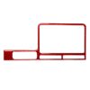 Carbon Fiber Car Navigation Display Frame Decorative Sticker for Nissan GTR R35 2008-2016, Left Driving