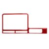 Carbon Fiber Car Navigation Display Frame Decorative Sticker for Nissan GTR R35 2008-2016, Right Driving