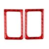 2 PCS / Set Carbon Fiber Car Left Right Door Lock Decorative Sticker for Nissan GTR R35 2008-2020, Left and Right Driving Universal