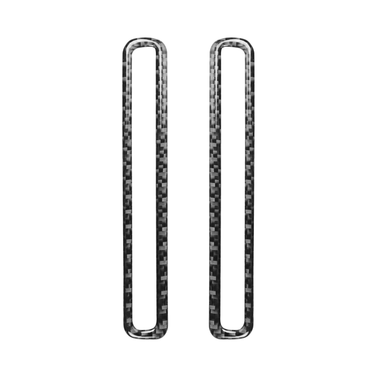 Carbon Fiber Car Door Air Outlet Decorative Sticker for Dodge Challenger 2015 to Now, Left Driving