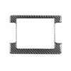 Carbon Fiber Car Navigation Frame Decorative Sticker for Dodge Challenger 2015 to Now, Left Driving