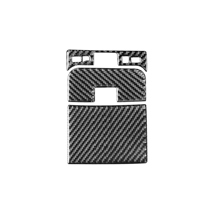 3 PCS / Set Carbon Fiber Car Trunk Switch Panel Decorative Sticker for Lexus GS 2006-2011,Left and Right Drive Universal