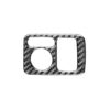 Carbon Fiber Car Rearview Mirror Adjustment Switch Frame Decorative Sticker for Honda CRV 2007-2011,Right Drive