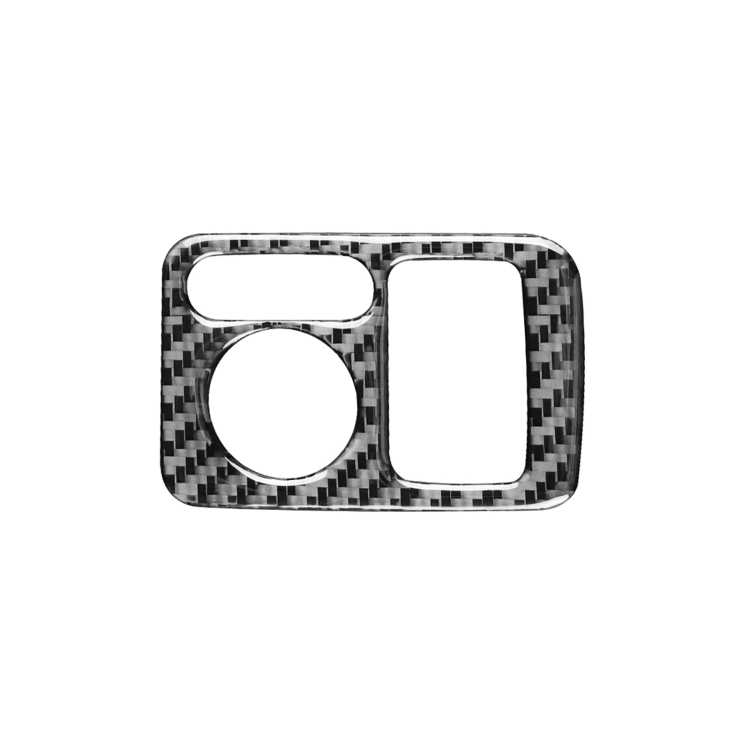 Carbon Fiber Car Rearview Mirror Adjustment Switch Frame Decorative Sticker for Honda CRV 2007-2011,Right Drive