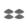 4 PCS / Set Carbon Fiber Car Inner Door Bowl Patch Decorative Sticker for Honda CRV 2007-2011,Left and Right Drive Universal