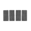 4 PCS / Set Carbon Fiber Car Inner Armrest Gasket Decorative Sticker for Honda CRV 2007-2011,Left and Right Drive Universal