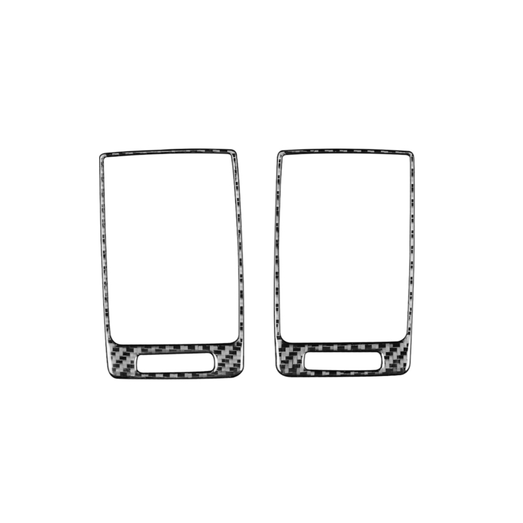 2 PCS / Set Carbon Fiber Car Side Air Outlet Frame Decorative Sticker for Honda CRV 2007-2011,Left and Right Drive Universal