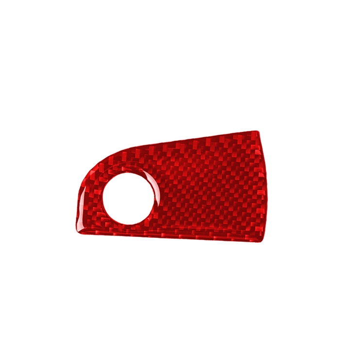 Carbon Fiber Car Co-pilot Storage Decorative Sticker for Alfa Romeo Giulia 2017-2019,Left Drive