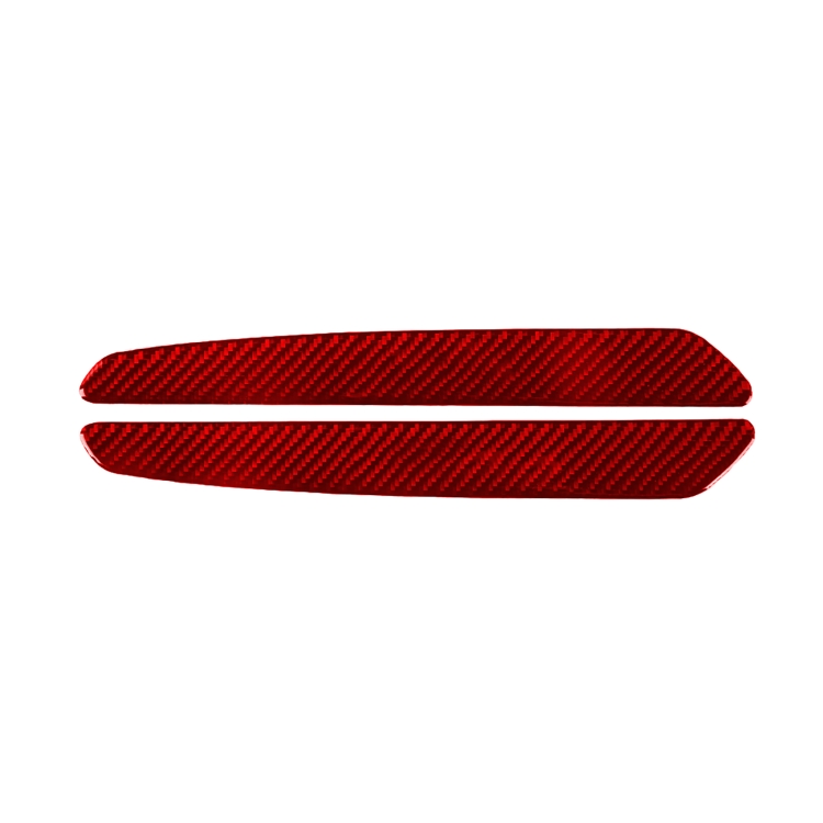 2 PCS / Set Carbon Fiber Car Welcome Pedal Decorative Sticker for Alfa Romeo Giulia 2017-2019,Left and Right Drive Universal