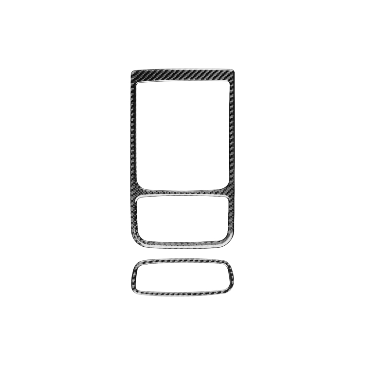 2 PCS / Set Carbon Fiber Car Reading Lamp Frame Decorative Sticker for Audi Q3 2013-2018,Left and Right Drive Universal