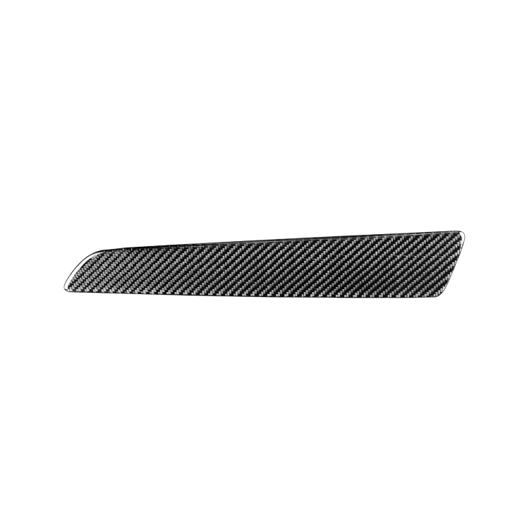 Carbon Fiber Car Co-pilot Trim Decorative Sticker for Audi Q3 2013-2018,Right Drive