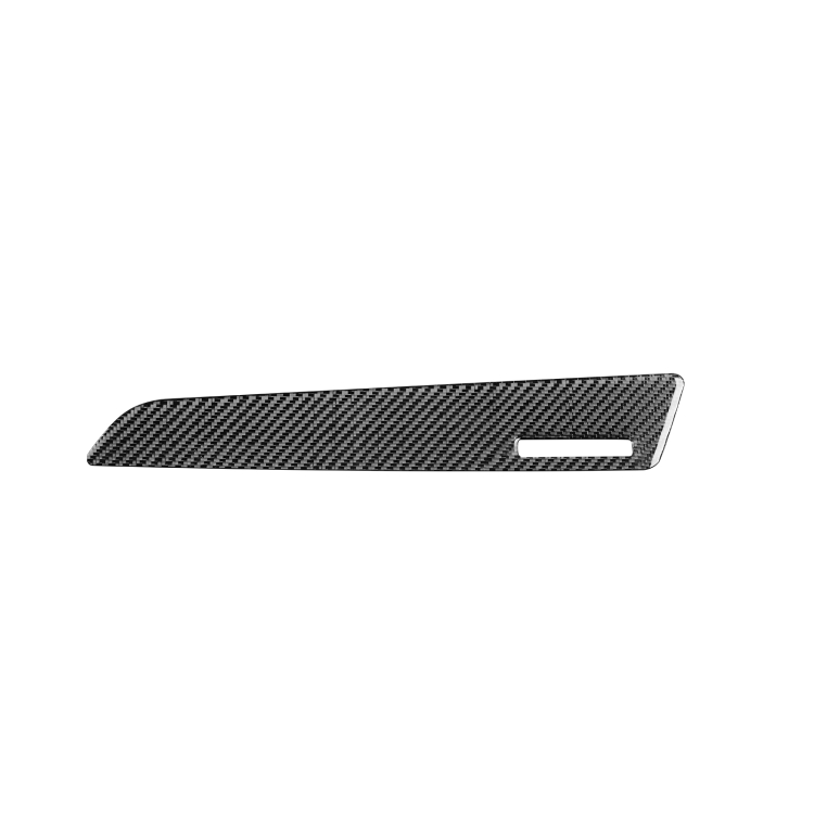 Carbon Fiber Car Co-pilot Trim with Hole Decorative Sticker for Audi Q3 2013-2018,Right Drive