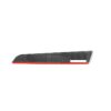 Carbon Fiber Car Co-pilot Trim Red Edge with Hole Decorative Sticker for Audi Q3 2013-2018,Right Drive