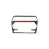 Carbon Fiber Car Air Conditioning Knob Frame Red Edge Decorative Sticker for Audi Q3 2013-2018,Left and Right Drive Universal