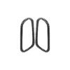 2 PCS / Set Carbon Fiber Car Inner Door Handle Decorative Sticker for Volkswagen Scirocco 2009-2016,Left and Right Drive Universal