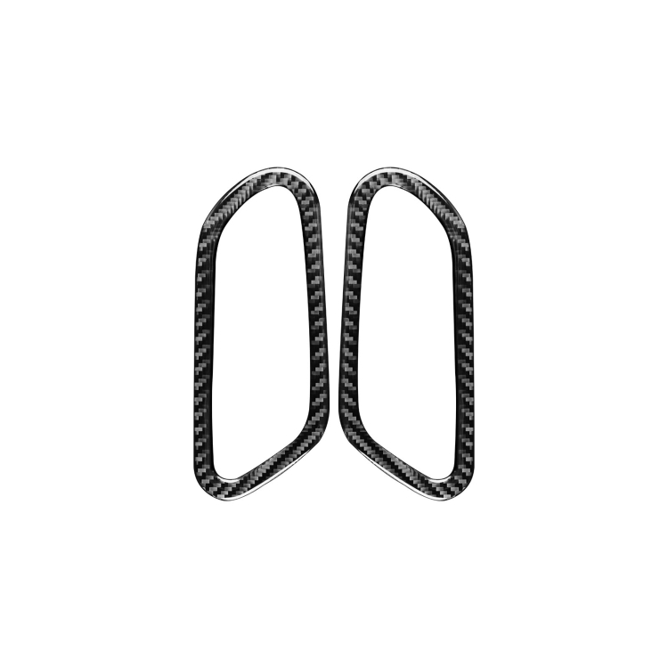 2 PCS / Set Carbon Fiber Car Inner Door Handle Decorative Sticker for Volkswagen Scirocco 2009-2016,Left and Right Drive Universal