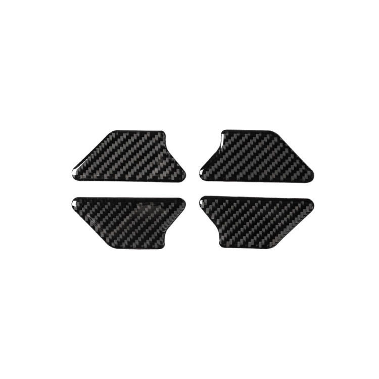Carbon Fiber Car Inner Door Bowl Panel Decorative Sticker for Volkswagen Golf 6 2008-2012