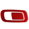 Car Carbon Fiber Storage Box Switch Frame Decorative Sticker for Honda Tenth Generation Civic 2016-2019, Right Drive