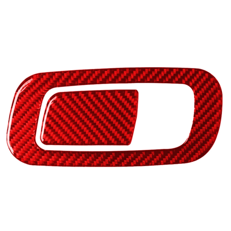 Car Carbon Fiber Storage Box Switch Frame Decorative Sticker for Honda Tenth Generation Civic 2016-2019, Left Drive