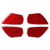 Car Carbon Fiber Inside Door Wrist Decorative Sticker for Honda Tenth Generation Civic 2016-2019, Left and Right Drive Universal