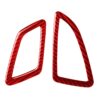 Car Carbon Fiber Dashboard Air Outlet Decorative Sticker for Honda Tenth Generation Civic 2016-2019, Left Drive