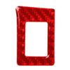 Car Carbon Fiber Double Flash Light Decorative Sticker for Honda Tenth Generation Civic 2016-2019, Left Drive