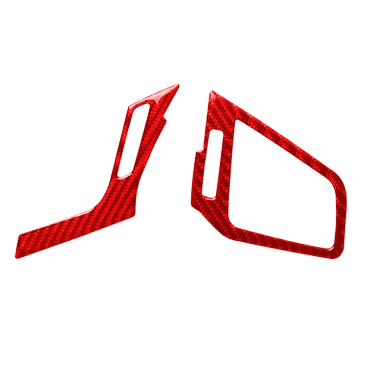 Car Carbon Fiber Left and Right Air Outlet Decorative Sticker for Honda Tenth Generation Civic 2016-2019, Left Drive