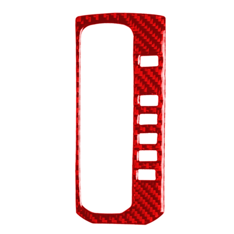 Car Carbon Fiber Gear Button Frame Decorative Sticker for Honda Tenth Generation Civic 2016-2019, Right Drive