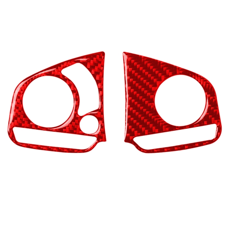 Car Carbon Fiber Steering Wheel Button High Configuration Decorative Sticker for Honda Tenth Generation Civic 2016-2019, Left and Right Drive Universal