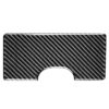 Car Carbon Fiber Cup Holder Decorative Sticker for Mitsubishi Lancer-ex / EVO / Fortis 9-10th Generation, Left and Right Drive Universal