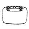 Car Carbon Fiber Rear Roof Reading Light Decorative Sticker for Mitsubishi Lancer EVO 2008-2015, Left and Right Drive Universal