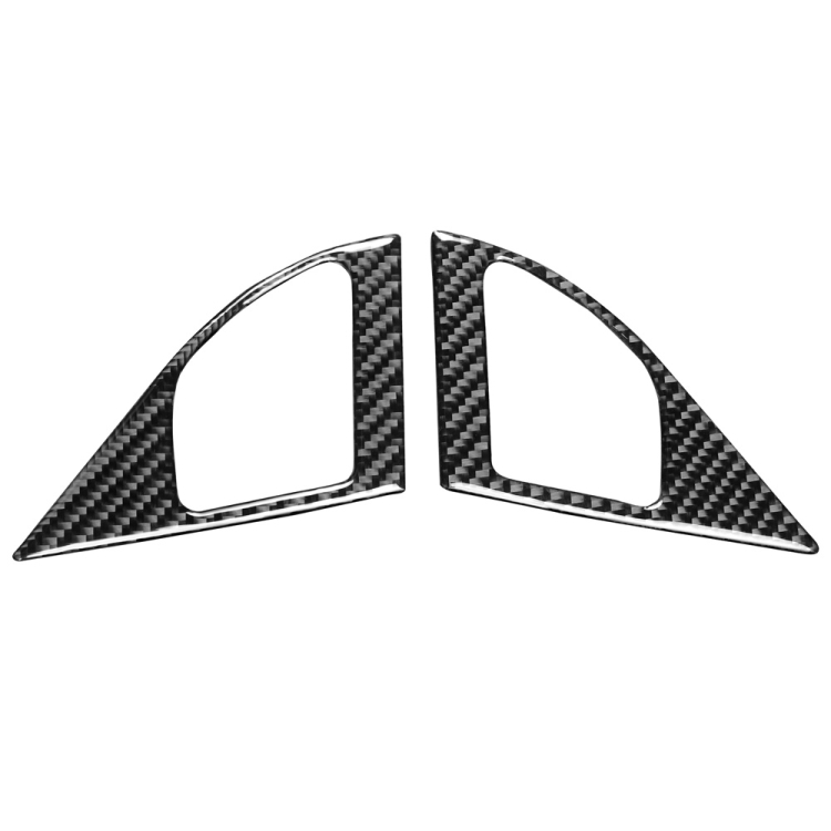 2 PCS Car Carbon Fiber Left and Right Speakers Decorative Sticker for Mitsubishi Lancer EVO (Only DE / ES) 2008-2015, Left and Right Drive Universal