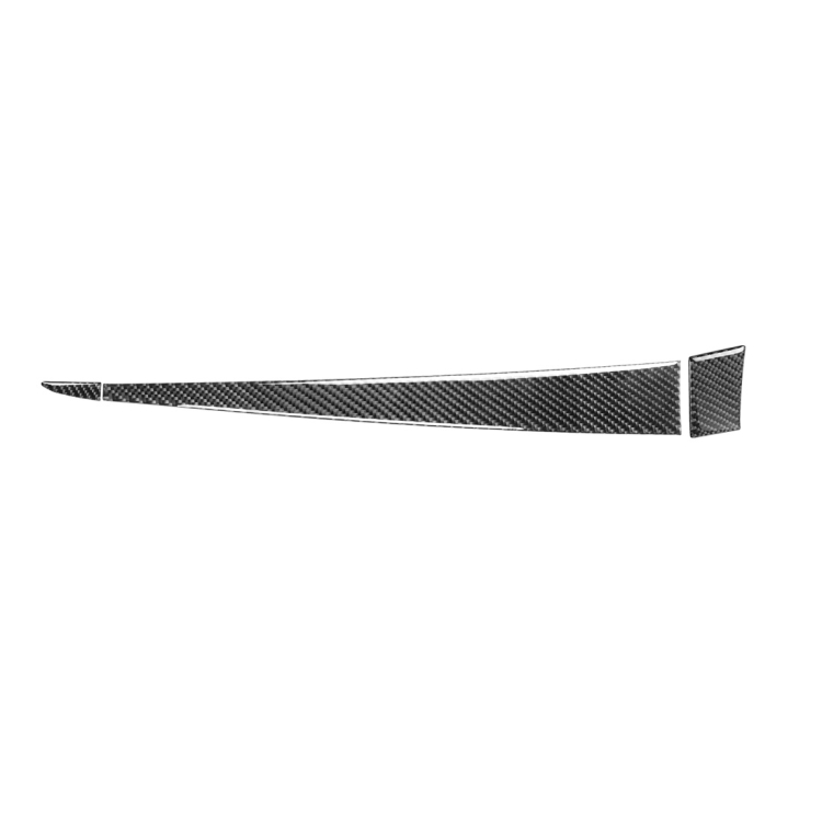 Car Carbon Fiber Passenger Side Glove Box Decorative Sticker for Mitsubishi Lancer EVO 2008-2015, Left Drive