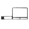 Car Carbon Fiber Navigation Display Frame Decorative Sticker for Nissan GTR R35 2008-2016, Left Drive