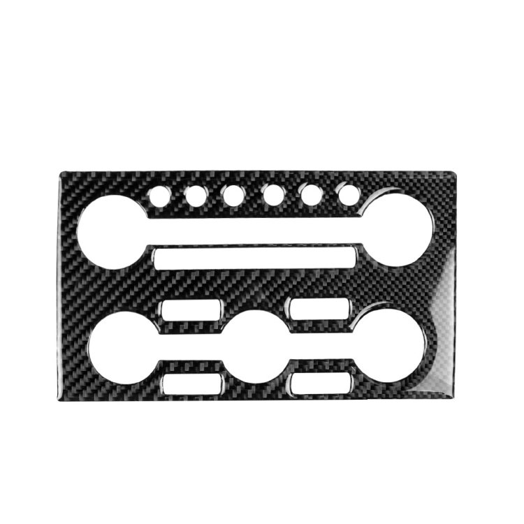 Car Carbon Fiber Instrument Control Panel Decorative Sticker for Nissan GTR R35 2008-2016, Right Drive