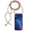 Four-Corner Anti-Fall Trasparent TPU Mobile Phone Case With Lanyard