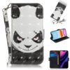 3D Colored Drawing Horizontal Flip Leather Case, with Holder & Card Slot & Wallet