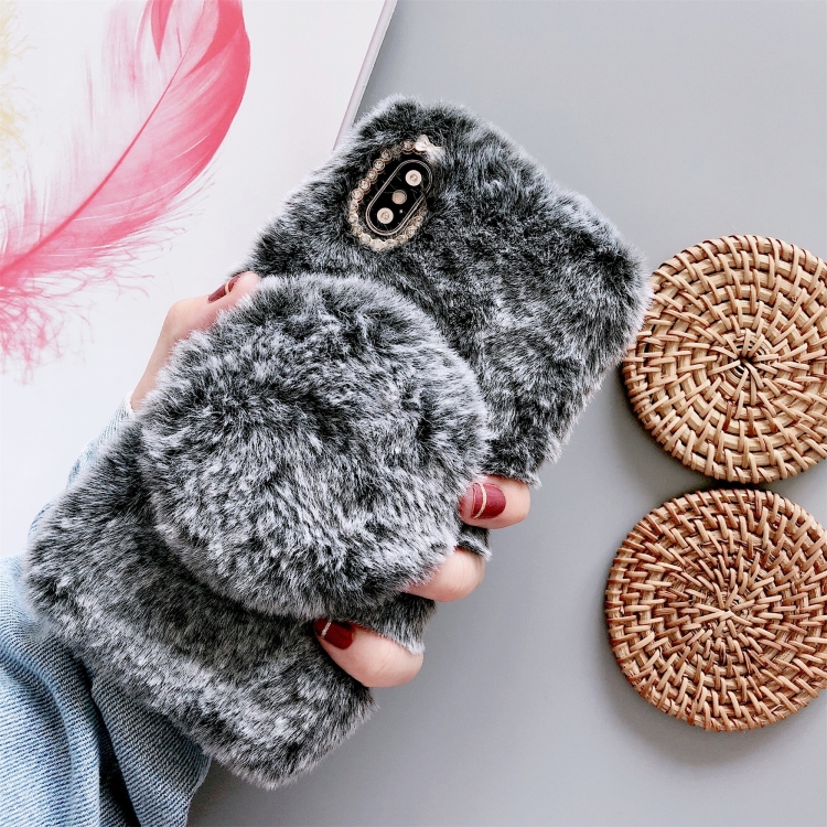 Plush Phone Protect Case with Mirror