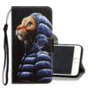 3D Colored Drawing Horizontal Flip PU Leather Case with Holder & Card Slots & Wallet