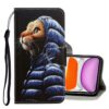 3D Colored Drawing Horizontal Flip PU Leather Case with Holder & Card Slots & Wallet