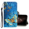 3D Colored Drawing Horizontal Flip PU Leather Case with Holder & Card Slots & Wallet