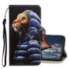 3D Colored Drawing Horizontal Flip PU Leather Case with Holder & Card Slots & Wallet